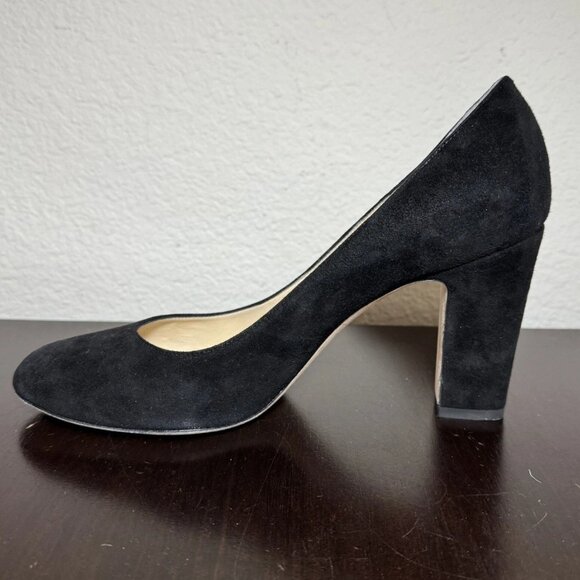Jimmy Choo Shoes Womens Size 39 Suede Block Heel Pumps - Picture 5 of 11